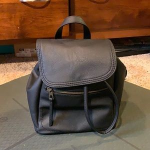 Black Mini Backpack